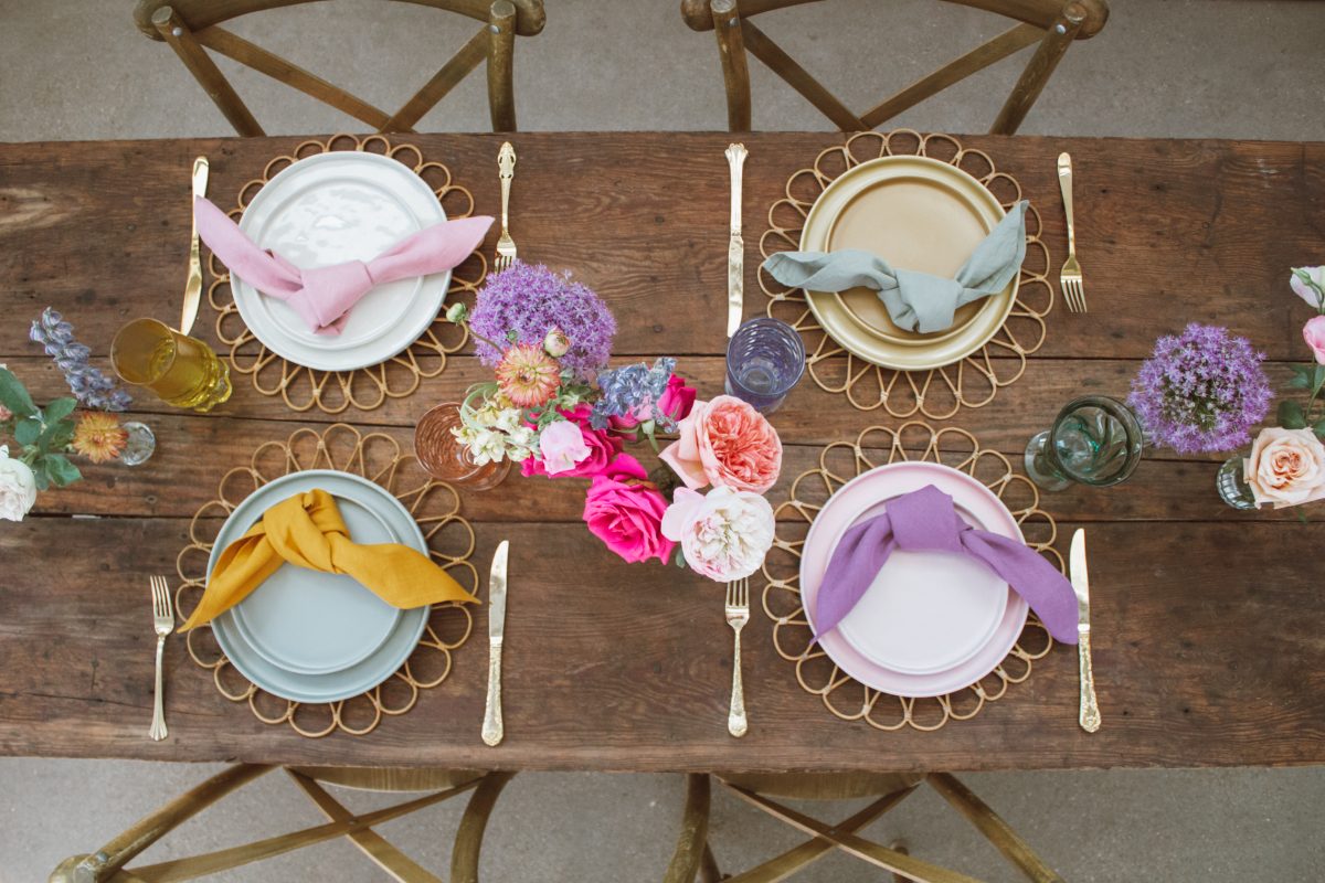 COLORFUL TABLESCAPE FEATURING OUR STONEWARE PLATES - Texas Event ...